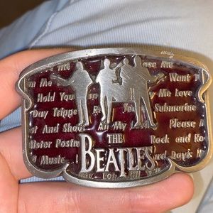 beatles belt buckle